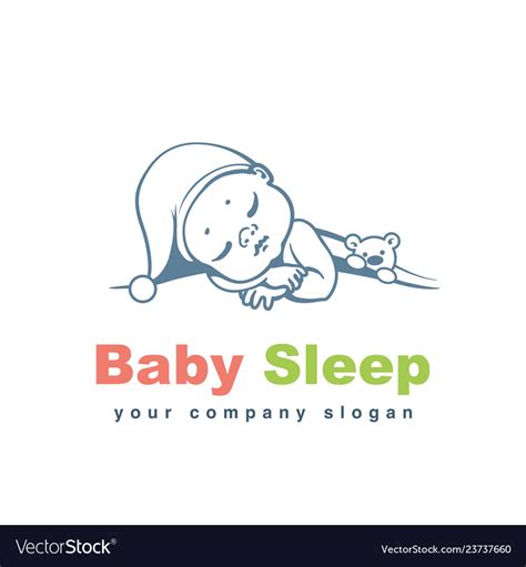 Baby logo template Royalty Free Vector Image - VectorStock