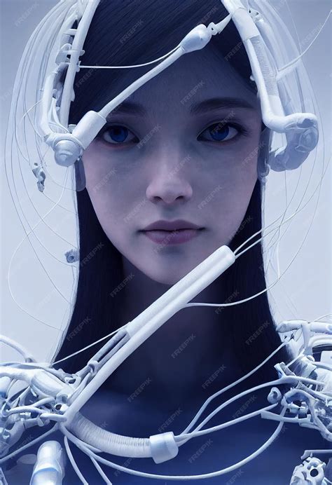 Premium AI Image | Futuristic Human Cyborg Robotics