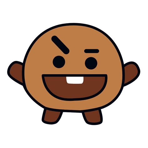 BTS BT21 Shooky Suga Sticker | Sticker Mania