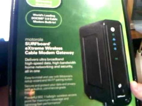 Motorola SBG6580 eXtreme Wireless Cable Modem REVIEW - YouTube