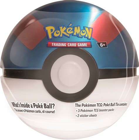 Pokémon Trading Card Game: Poké Ball Tin Styles May Vary 210-87275 ...