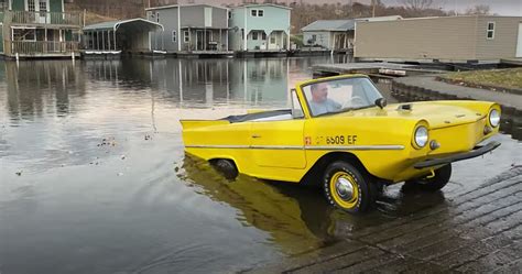 traversing both land and water, a 1967 amphicar 770 goes on auction