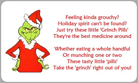 Grinch Poem Printable