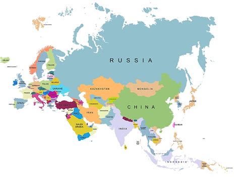 Eurasia - WorldAtlas