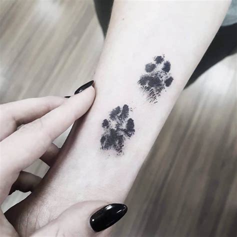 Top 65+ Best Cat Paw Print Tattoo Ideas - [2020 Inspiration Guide]