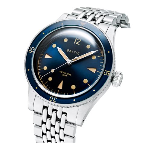 Aquascaphe Blue Gilt - The Ultimate Daily Watch - Baltic Watches