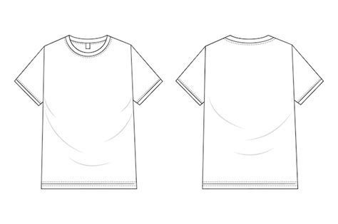 T Shirt Line Drawing Images - Free Download on Freepik