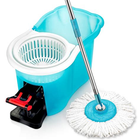 Mopping Home & Kitchen Hardwood Floor Cleaning System ALLZONE Spin Mop ...