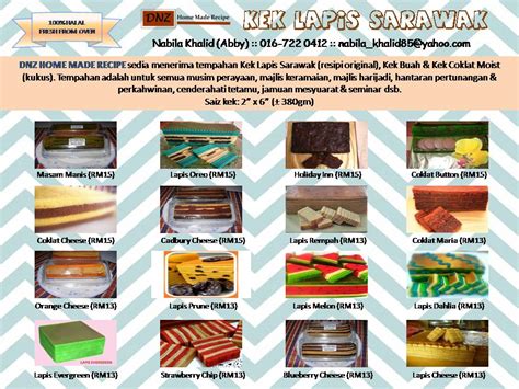 a tale of a housewife: Kek Lapis Sarawak DNZ Home Made Recipe