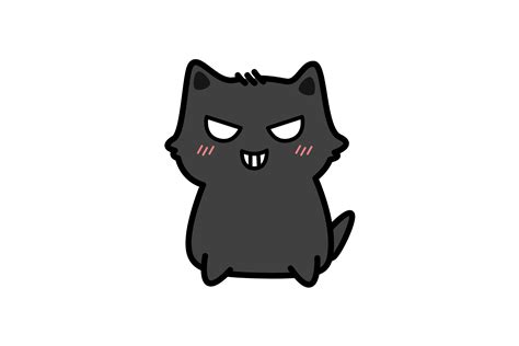 Evil Cat Drawing