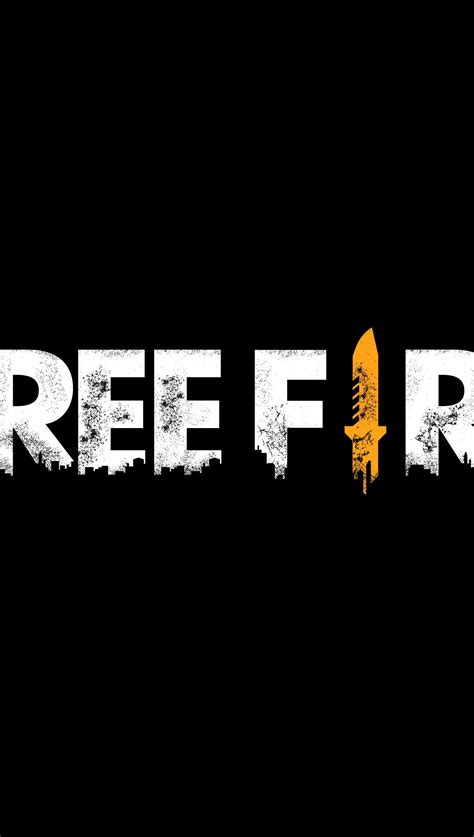 Free Fire Logo Wallpaper