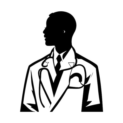 Premium Vector | Doctor silhouette vector file