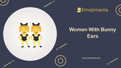 👯‍♀️ Meaning | Women With Bunny Ears Emoji | Copy and Paste