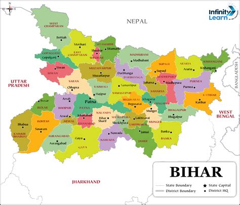 Map of Bihar | State Map, Districts, and Must-Know Facts