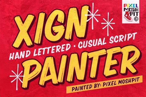 27 Retro Sign Painter Fonts for Your Signs, Labels, and Logos | HipFonts