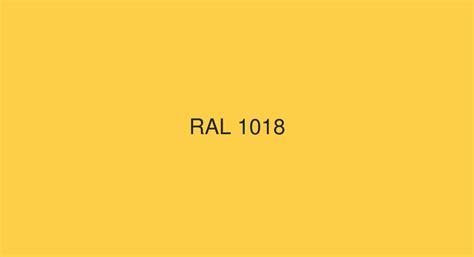 RAL Zinc yellow [RAL 1018] Color in RAL Classic chart