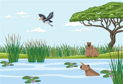 Wetland Vector Art, Icons, and Graphics for Free Download