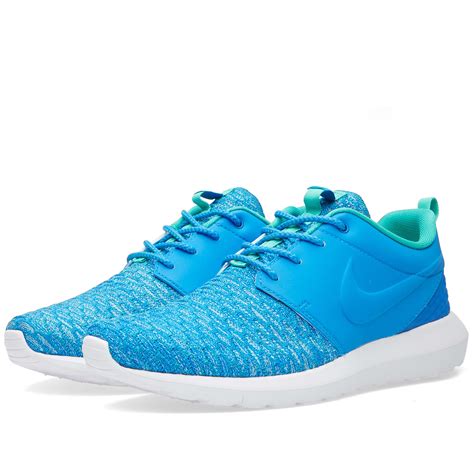 Nike Roshe One NM Flyknit Premium Photo Blue, Soar & Atomic Teal | END.