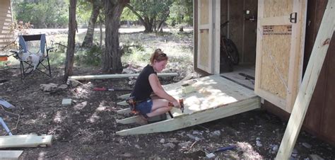 How To Build A Ramp On A Shed - Encycloall