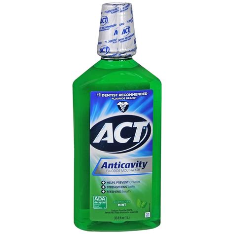 Act Anticavity Fluoride Mouthwash Mint – 33.8 OZ – Medcare | Wholesale ...