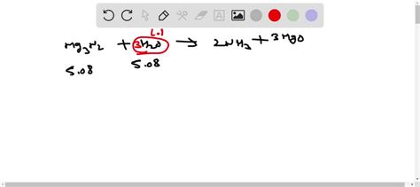 SOLVED: Consider the following reaction: Mg3N2 + 3 H2O –> 2 NH3 + 3 MgO ...