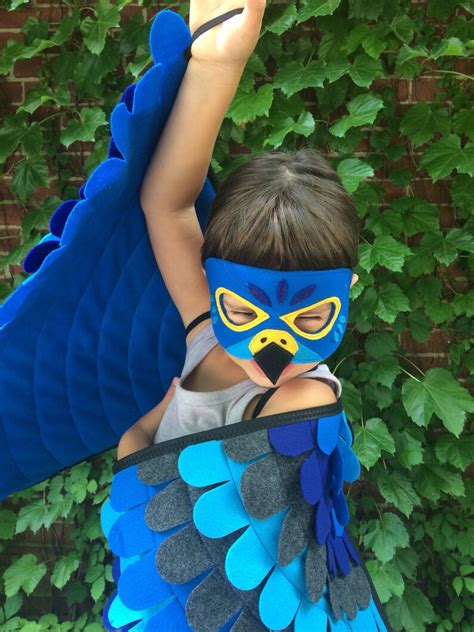 Falcon Costume Green Falcon Blue Falcon Wild Kratts Gift - Etsy