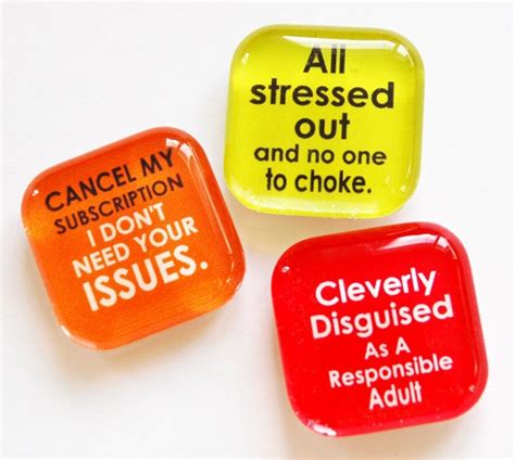 Funny Magnets Glass magnets Fridge Magnets Funny by KellysMagnets