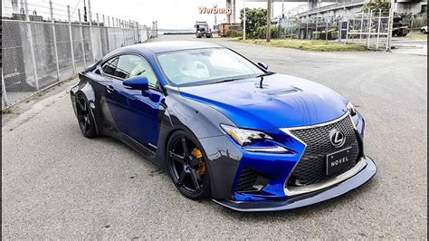 Tuning Carbon Widebody Kit von NOVEL am Lexus RC F 2018 - YouTube