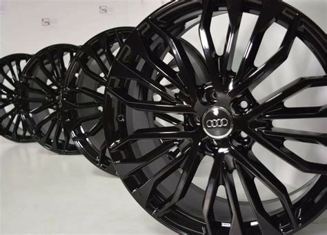 20″ AUDI S6 A6 Factory OEM original Wheels Rims 20 4G0-601-025 Black ...