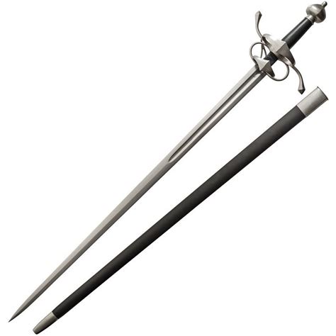 Kingston Arms 22030 Renaissance Side Sword with Black Leather Wrapped ...