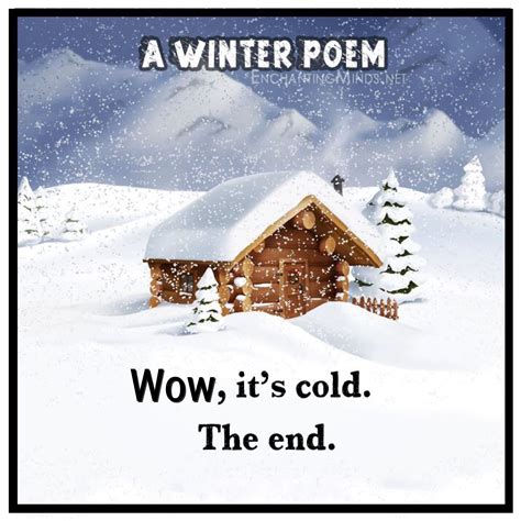 Pin on HoLiDaY/Seasons | Winter poems, Cold weather funny, Cold weather ...