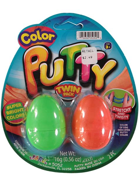 Ja-Ru Silly Putty 2-Pack, Assorted Colors - S&D Kids