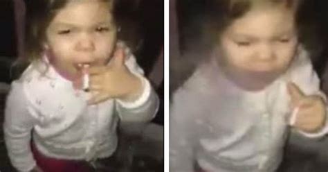 VIDEO: Shocking video of toddler smoking goes viral - Daily Star