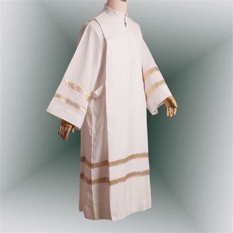 Religon Costumes White Altar Server Robe Alb With Pleats Catholic ...