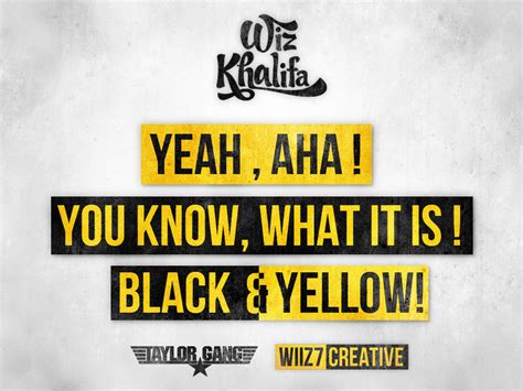 Black And Yellow ! ~ Wiz Khalifa .PSD File by daWIIZ on DeviantArt