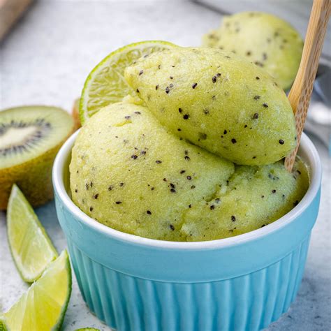 Easy Peasy Kiwi Sorbet - All Recipes - cookbookkitchens.com, Indian ...