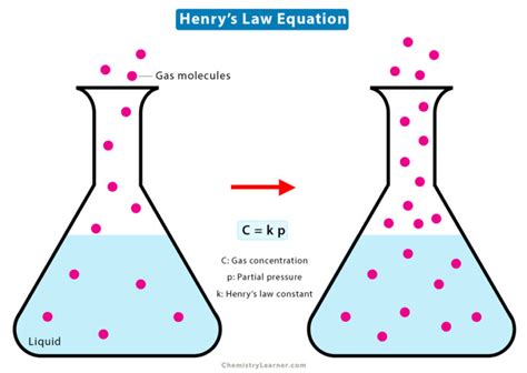 Henry’s Law: Statement, Constant, and Equation