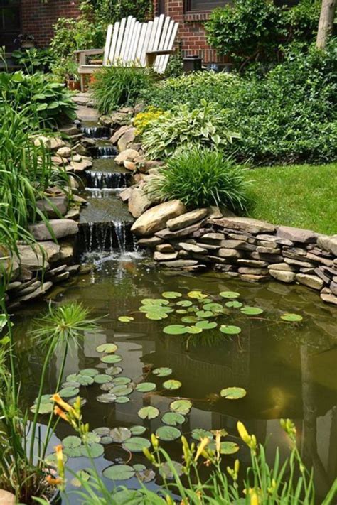 Cool Fish Pond Ideas With Waterfall 2023