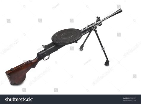 Soviet Light Machine Gun Dp 27 Stock Photo 21662209 - Shutterstock