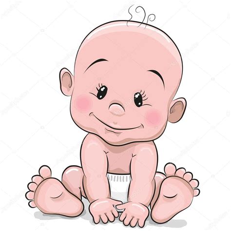 Cute cartoon baby boy — Stock Vector © Reginast777 #81662268