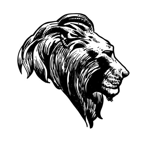 Lion Head Logo Symbol 1082670 Vector Art at Vecteezy