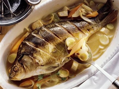 Poached Carp in Wine recipe | Eat Smarter USA