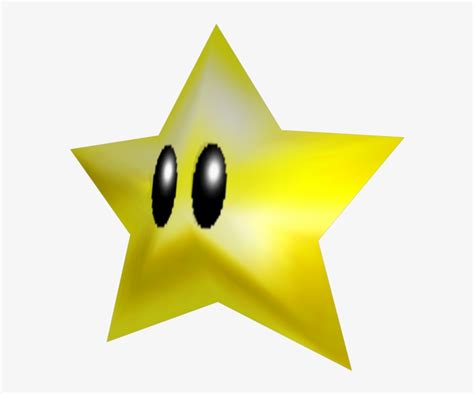 Mario Clipart Yellow Star - Mario 64 Power Star - 750x650 PNG Download ...