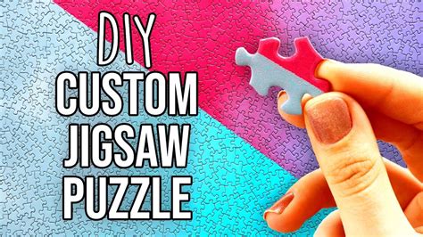 HOW TO MAKE A DIY GRADIENT JIGSAW PUZZLE | @karenkavett - YouTube