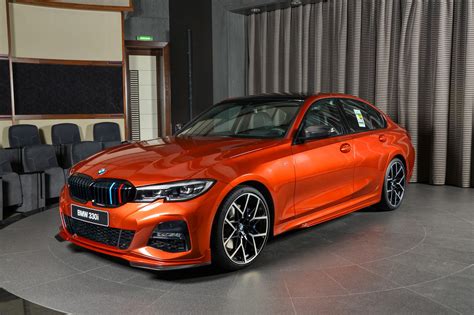 BMW 3er G20 in Sunset Orange: 330i mit M Performance Tuning