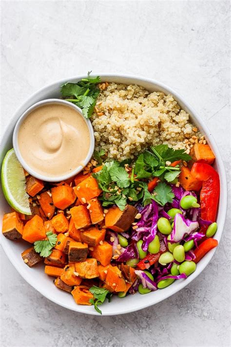 Thai Coconut Quinoa Bowls (g/f & vegan) - Fit Foodie Finds