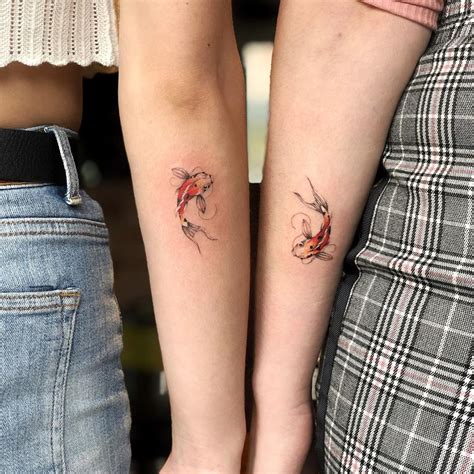 Cute matching koi! @goodtattoostudio . . . . . #tattoo #tattoos #tatts ...