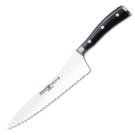 Wusthof Classic Ikon 8-Inch Offset Deli Knife - 4124-7 : BBQGuys