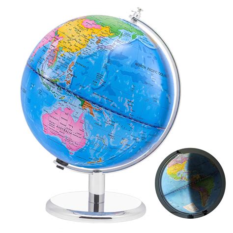 Buy Wizdar Illuminated World Globe for Kids' Learning, 3 in 1 ...