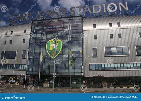 Football Stadium Cars Jeans Stadium of ADO Den Haag in the Hague ...